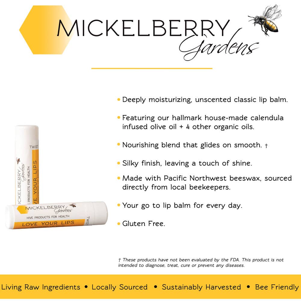 Love Your Lips Balm — raw, clean beauty: Regular / Single Tube