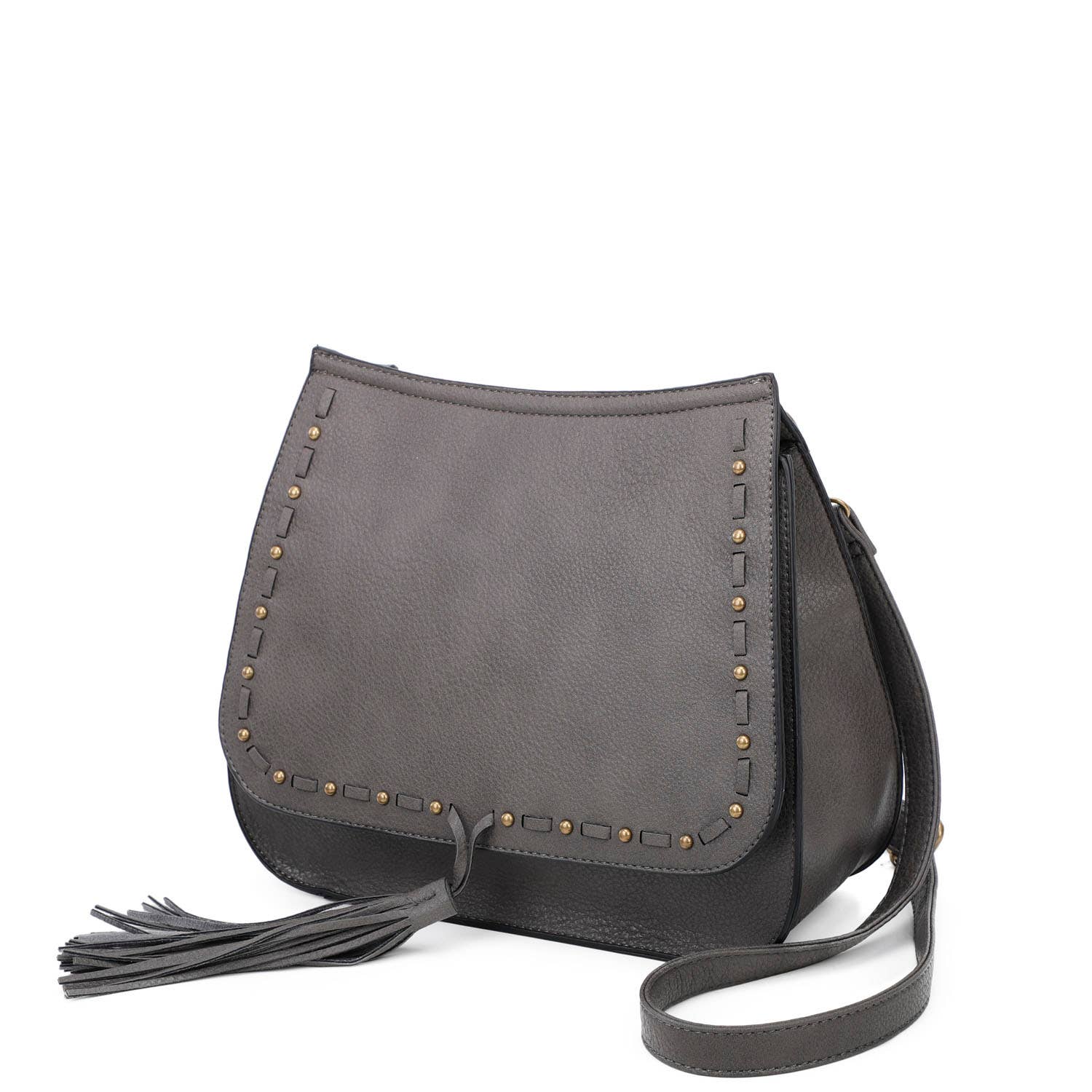 The Carlisle Crossbody: Dark Grey