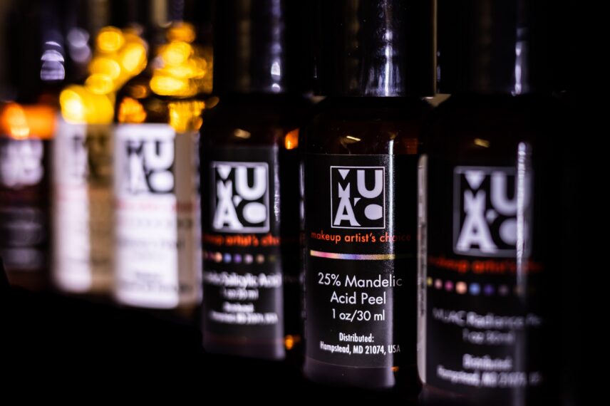 Row of home chemical peels